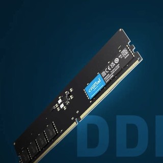 Crucial 英睿达 64GB（32GB×2）套装 DDR5 4800频率 台式机内存条 美光原厂颗粒