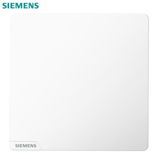 SIEMENS 西门子 皓彩米绒白哑光无边框大面板 空白板