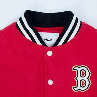 MLB男女童时尚棒球服夹克龙年款时尚外套7AJPDN141-43RDD-120 深红色 120CM