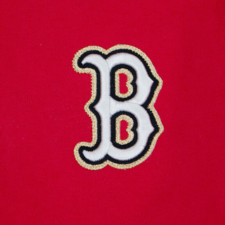 MLB男女童时尚棒球服夹克龙年款时尚外套7AJPDN141-43RDD-120 深红色 120CM