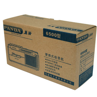 熊猫（panda）6500 便携式收录机 磁带录音机 老人两波段卡带机 随身听老式怀旧单放机老年人多功能收音机 6500磁带收录机
