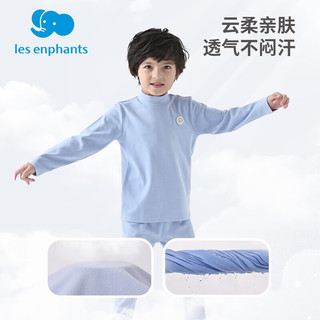 丽婴房（Les enphants）儿童保暖内衣德绒内衣套装冬新 卡其色(半高领) 140cm/10岁