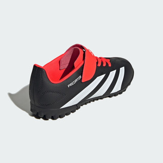 adidas阿迪达斯PREDATOR CLUB H&L TF男小童儿童硬人造草坪足球鞋 黑色/白色/橙色 28(165mm)