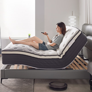 慕思（de RUCCI）电动床垫 一体智能可按摩床垫席梦思乳胶家具可调整智能电动床垫 智能按摩乳胶床垫(60天货期) 1.8米*2米