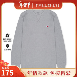 TOMMY HILFIGER 新款时尚潮流男士长袖T恤 灰色09T3585-004 S