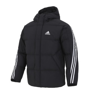 阿迪达斯（adidas）羽绒服男 运动休闲服保暖防风宽松连帽外套夹克 H20754 M/175/96