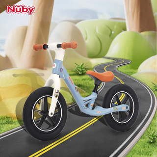 Nuby 努比 儿童平衡车无脚踏单车滑行车 蓝色