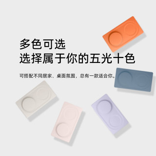 贝尔金（BELKIN）苹果二合一无线充电器 MagSafe磁吸认证15W快充 苹果耳机iPhone桌面无线充电板WIZ019粉 樱花粉