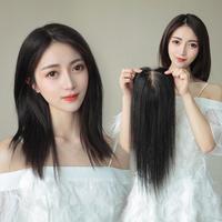  唐妮 无痕遮白发 女士假发片  深棕色 35cm