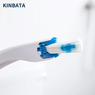 KINBATA 日本一次性马桶刷头可冲式自带清洁剂即用即冲替换清洁刷头12枚