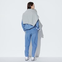 UNIQLO 优衣库 女装牛仔针织窄口裤/水洗产品465788