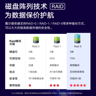 戴尔（DELL）PowerEdge R350/R360 1U机架式服务器ERP文件共享主机 R350 至强E-2314 四核心 8G内存/2*1TB企业级硬盘/三年服务