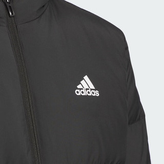 阿迪达斯（adidas）童装儿童23年冬运动中长款加厚鸭绒羽绒服 IN5211黑 164cm