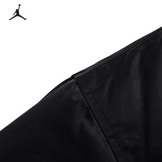 NIKE JORDAN 耐克AJ童装男童棉服连帽保暖儿童上衣 正黑色 160/76(L)