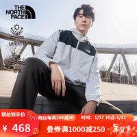 北面（The North Face）防晒衣男皮肤衣UPF防风夹克薄风衣23春季|7WB6 5WH/灰色 L/175