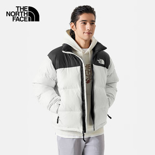 北面（The North Face）羽绒服男女同款1996经典复刻羽绒秋冬外套ICON美版3C8D/5IXK/3XEO 3C8D-QLI米白色/美版 XXL码190/124A