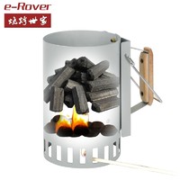 88VIP：e-Rover 烧烤世家 点碳烧炭桶生火点炭烧烤生火器点火引火桶木炭引燃碳桶烧碳器