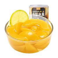 88VIP：澳米尼 三只松鼠水果罐头黄桃柠檬312gx1罐新鲜混合水果水果干零食桃肉