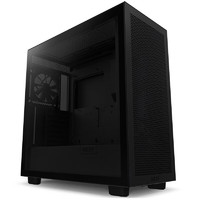 NZXT 恩杰 H7FlowDIY中塔电竞机箱（支持360水冷/前置TypeC/钢化玻璃侧板） 黑色