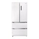 Midea 美的 19分钟净味508L白色法式多门四门超薄双系统电冰箱家用冰箱