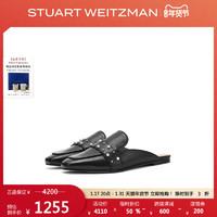 Stuart Weitzman/SW PEARLSTUD MULE 早春珍珠平底鞋女穆勒鞋单鞋
