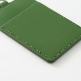 无印良品 MUJI 可自由组合卡夹 工作牌 绿色 竖款