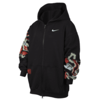 NIKE 耐克 Sportswear Club Fleece “青龙”龙年限定大童（女孩）Oversize 风全长拉链开襟加绒连帽衫