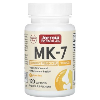 Jarrow杰诺MK7维生素K2助力骨骼补钙中老年保健品