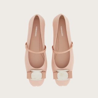 Salvatore Ferragamo 菲拉格慕 女士芭蕾舞鞋 769030 淡粉红色 8.5