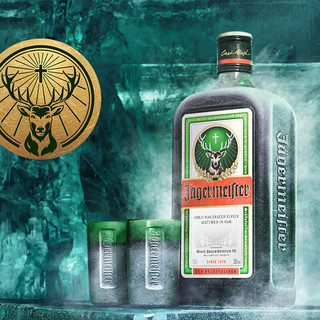 野格 Jagerneister）德国 野格圣鹿利口酒 力娇酒 露营晚安酒500ml 1号会员店