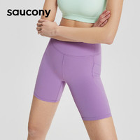 saucony 索康尼 夏季新款女子跑步运动健身裤四分通勤穿搭紧身短裤