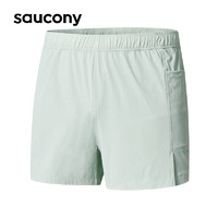 saucony 索康尼 运动短裤女夏季跑步短裤梭织运动裤透气女式短裤子