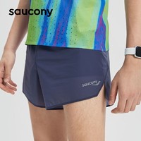 saucony 索康尼 运动短裤男23夏季新品跑步训练运动裤透气短裤男薄