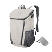 TFO 折叠背包 大容量休闲包收纳双肩包9202307 灰色 28*20*42CM