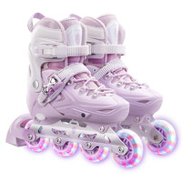balka溜冰鞋女童全套装轮滑鞋儿童男童初学者成人滑轮旱冰滑冰鞋