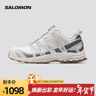 萨洛蒙（Salomon）男女款 户外运动潮流休闲轻量稳定透气徒步鞋 XA PRO 3D SUEDE 灰色 472436 8.5 (42 2/3)