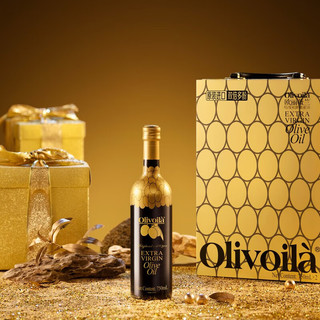 欧丽薇兰（Olivoila）高多酚橄榄特级初榨橄榄油礼盒甄选含多酚 750ml*2