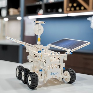 优必选智能程机器人积木拼装早教益智 遥控电动玩具学习机器人儿童新年好礼 程积木机器人-月球车-运动版
