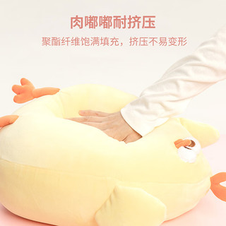 MINISO 名创优品 dundun鸡毛绒公仔 玩偶抱枕毛绒玩具新年 女（大号） dundun鸡毛绒公仔（大号35cm）