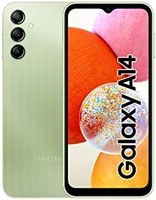 SAMSUNG 三星 Galaxy A14 (SM-A145P/DS) 双 SIM 卡,64GB + 4GB,工厂解锁 GSM,国际版(快速车载充电器套装) - 无保修 - (*)