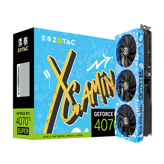 ZOTAC 索泰 GeForce RTX 4070Ti SUPER-16GB X GAMING OC 显卡