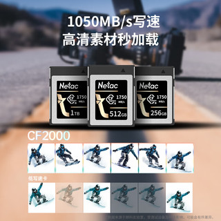 Netac 朗科 CF2000 CF存储卡 512GB（1750MB/s）