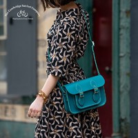 Cambridge Satchel 英国剑桥包斜挎邮差手工牛皮单肩包11寸Satchel