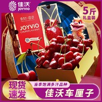 JOYVIO 佳沃 智利进口车厘子5斤J级原箱礼盒当季新鲜水果