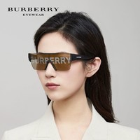 BURBERRY 博柏利 墨镜潮流一片式镜片男女款太阳镜明星同款眼镜时尚网红嘻哈