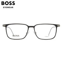 HUGO BOSS 吴尊同款BOSS眼镜框钛合金1253+万新1.67防蓝光镜片