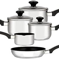 Prestige confiseur 普雷斯 Prestige 不锈钢平底锅 5 件套，银色 - 父级 银色 1 76709