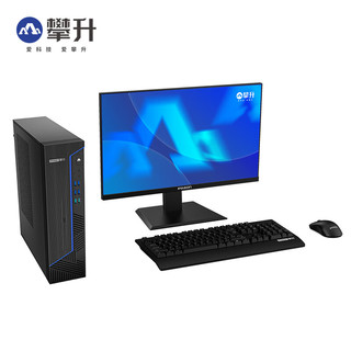 攀升（IPASON）商用办公台式电脑整机 启航D-IK409 I7-12700 8G 4T 集显+21.5显示器 主机+21.5英寸显示器