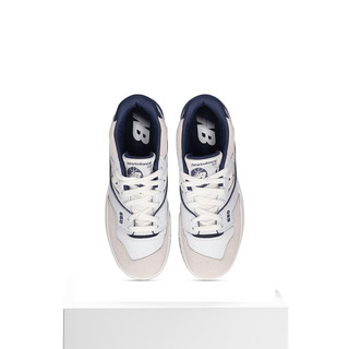 NEW BALANCE香港New Balance 男童550皮革&科技织物运动鞋童鞋 白色蓝色 5