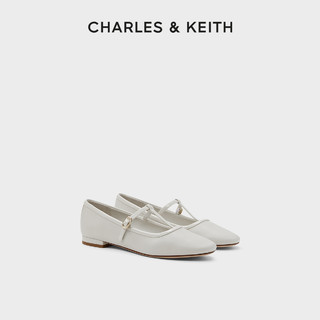 CHARLES & KEITH T字带 浅口 平底 玛丽珍鞋CK1-70900508